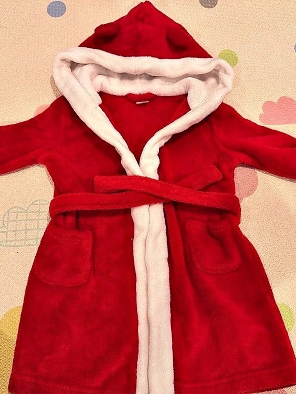 Carter's Red Hooded Robe Size 2T Like New